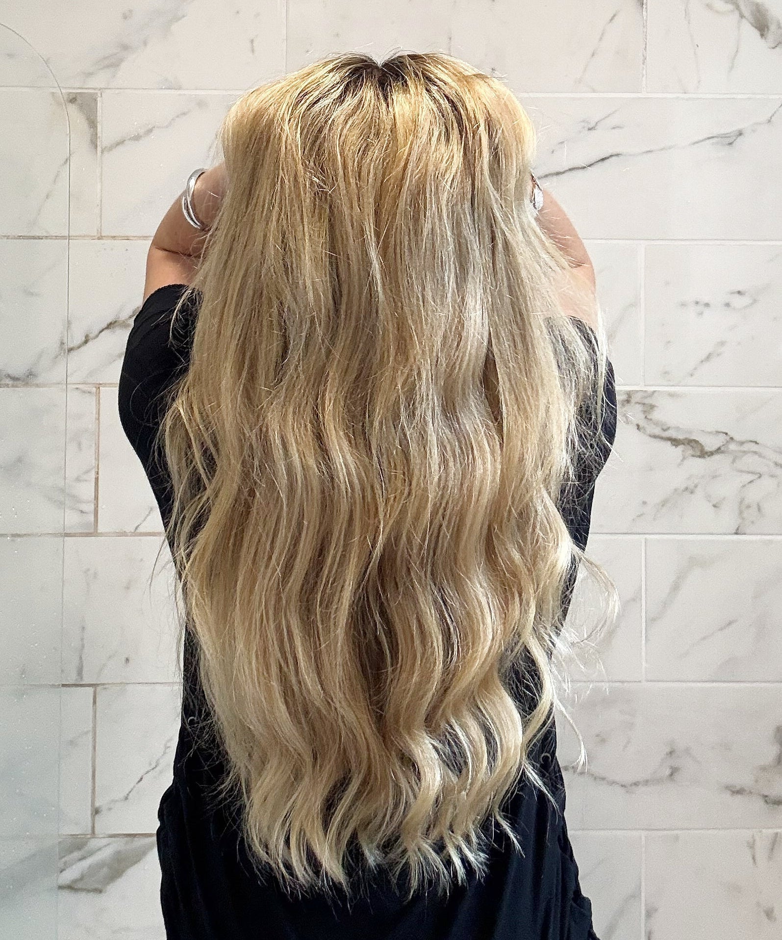 blonde hair growth oil