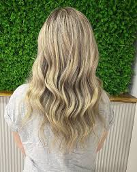 Blonde hair growth results